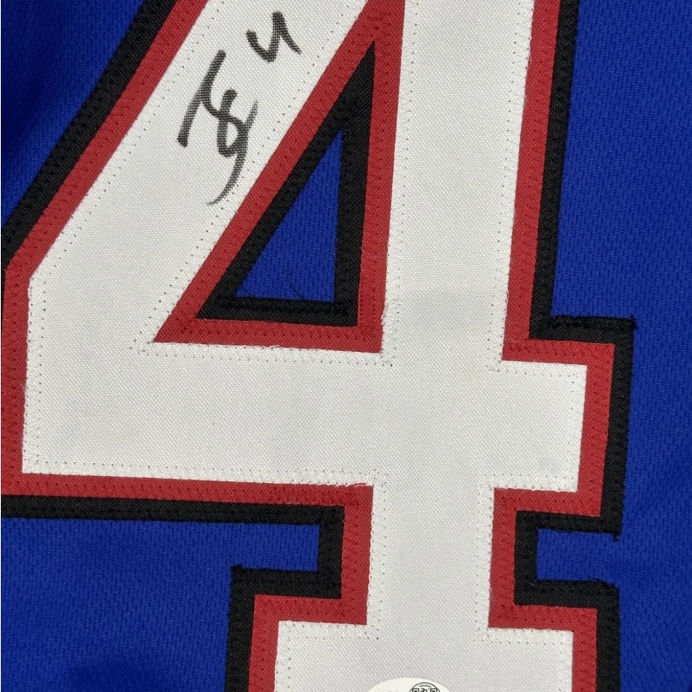 James Cook signed Jersey.  JSA certified.